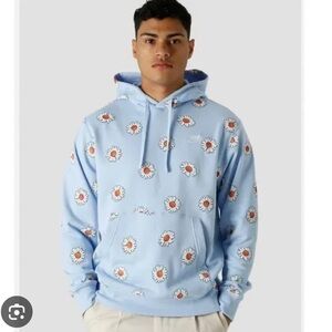 Nike Blue Daisy Floral Hoodie